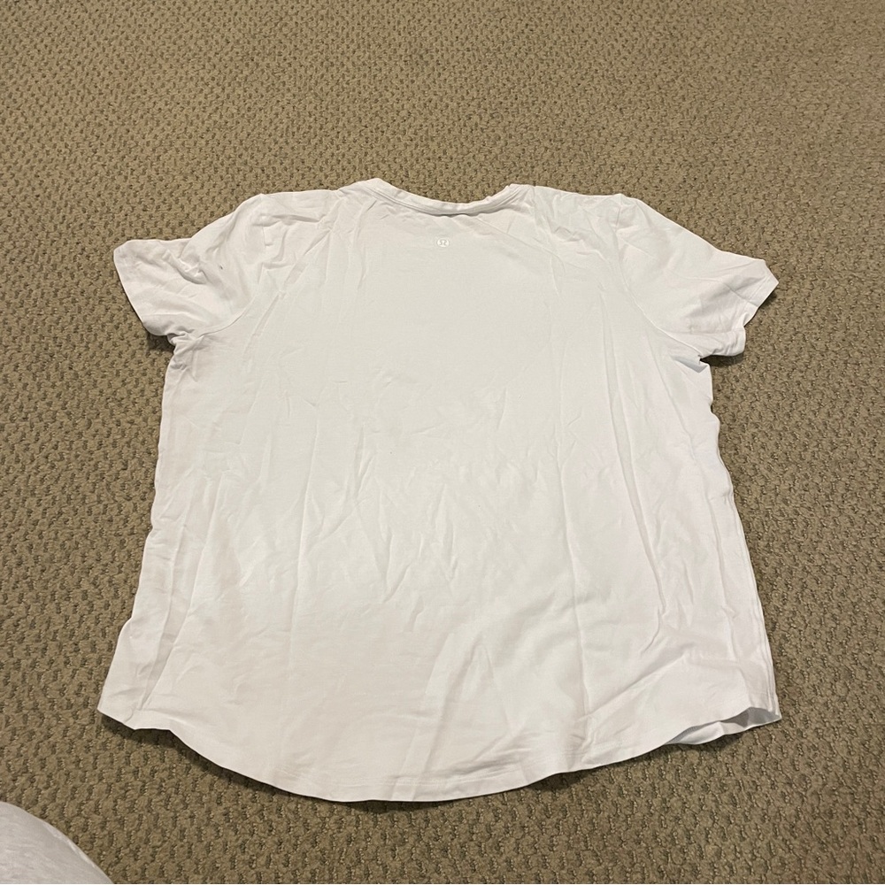 Lululemon love tee white tee size 8